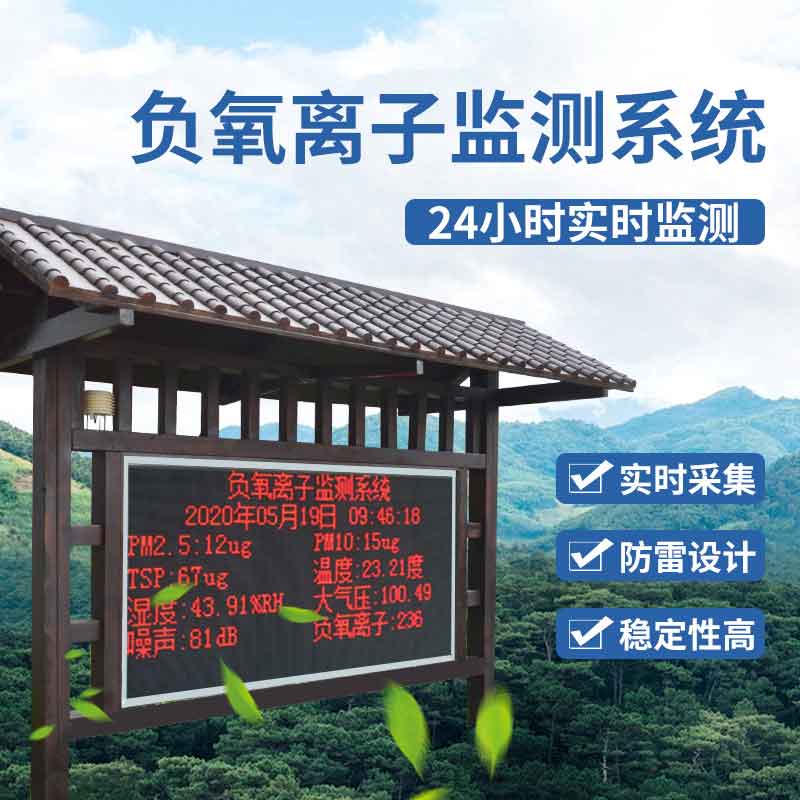 負氧離子監測站——2023空氣負氧離子檢測設備