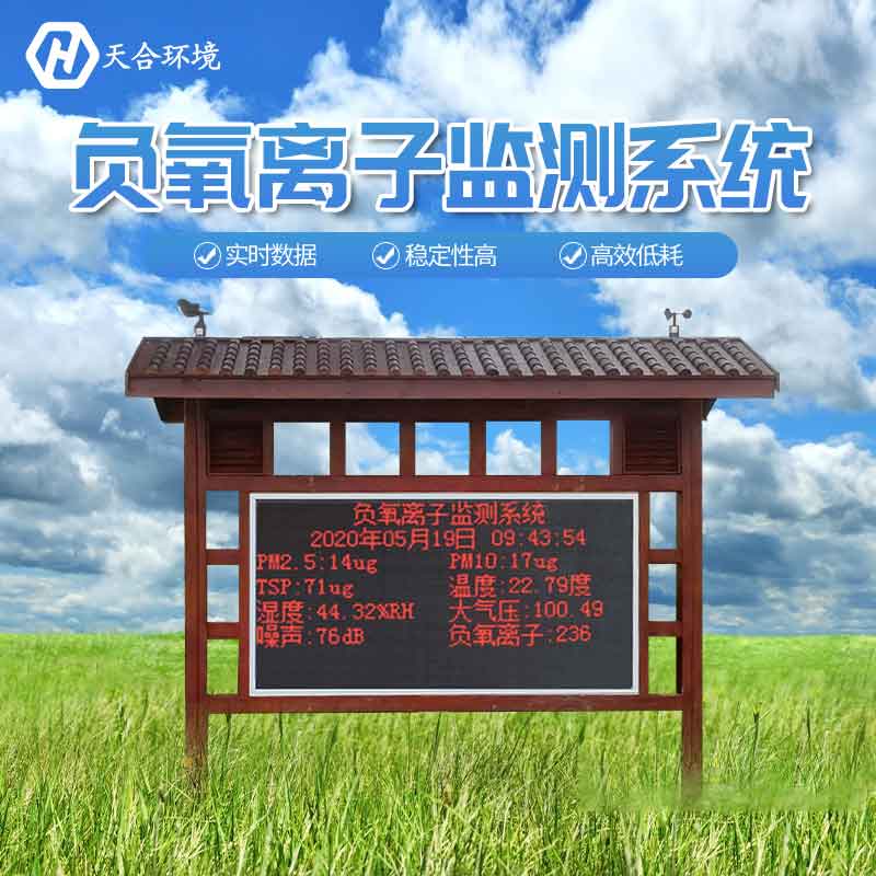 景區負氧離子監測站設備的應用